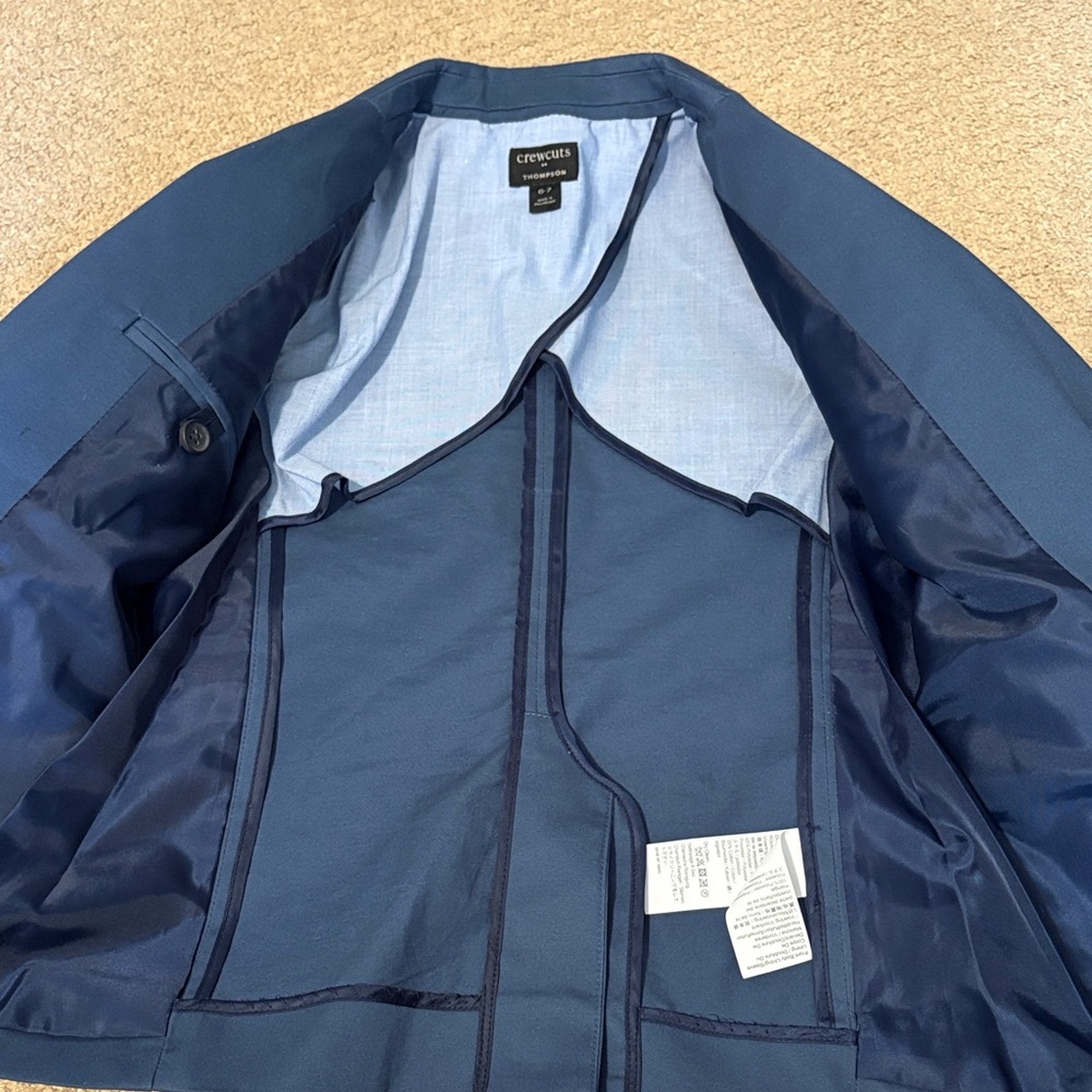 J. Crew Factory Navy Kids Blazer - Picture 4 of 8